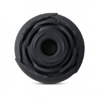 Rosebud 10-Function Silicone Clitoral Sucking Black